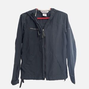 Columbia Lightweight Cotton Blend Hooded Jacket